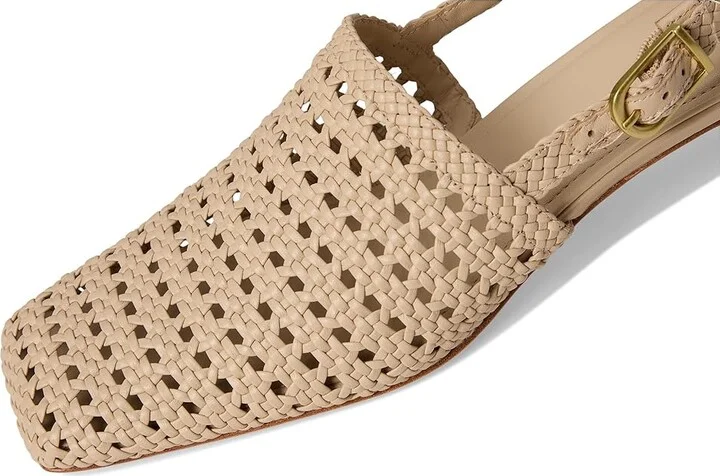 Vince Eris Women's Wedge Shoes Birch Sand Beige Leather : 8.5 M - Image 7