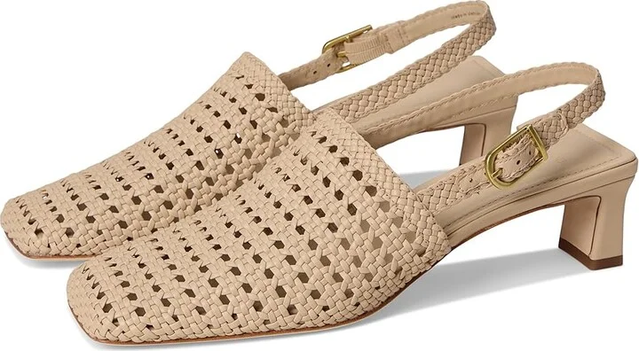 Vince Eris Women's Wedge Shoes Birch Sand Beige Leather : 8.5 M