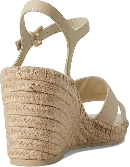 Vince Gwen Espadrille Sandals Women's Wedge Shoes Moonlight White Leather : 7.5 M - Image 4