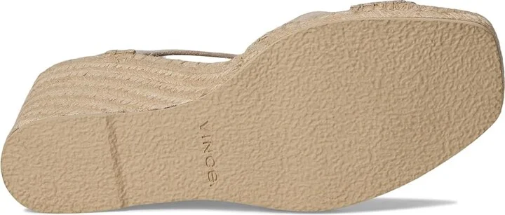 Vince Gwen Espadrille Sandals Women's Wedge Shoes Taupe Clay Beige Suede : 5.5 M - Image 3