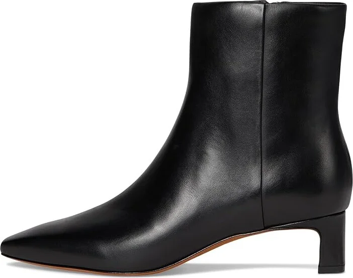 Vince Harlan Zip Short Boots Women's Boots Black : 10 M, Suede - Image 6