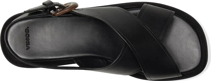 Vince Helena Women's Wedge Shoes Black Leather : 9.5 M - Image 2