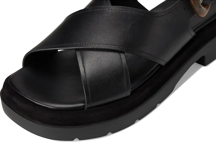 Vince Helena Women's Wedge Shoes Black Leather : 9.5 M - Image 7