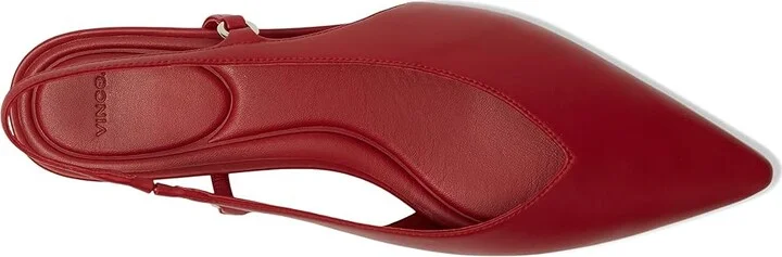Vince Ines Women's Wedge Shoes Pomegranate Leather : 8.5 M - Image 2