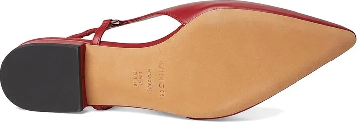 Vince Ines Women's Wedge Shoes Pomegranate Leather : 8.5 M - Image 3