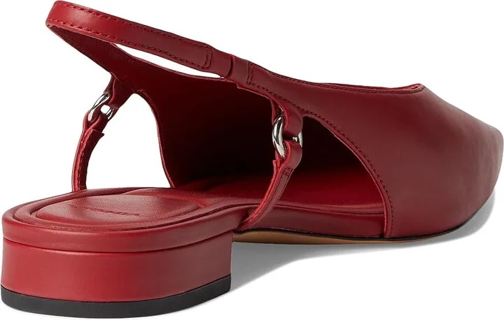 Vince Ines Women's Wedge Shoes Pomegranate Leather : 8.5 M - Image 4