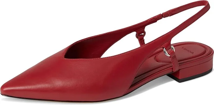 Vince Ines Women's Wedge Shoes Pomegranate Leather : 8.5 M - Image 5