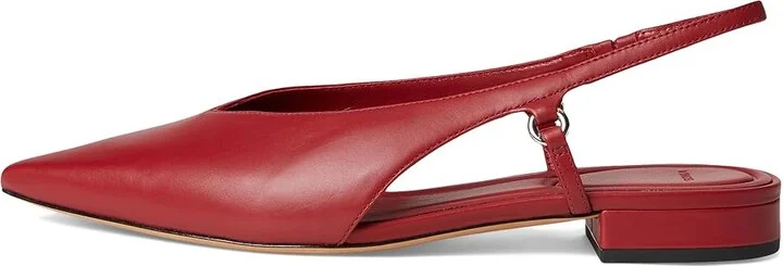 Vince Ines Women's Wedge Shoes Pomegranate Leather : 8.5 M - Image 6
