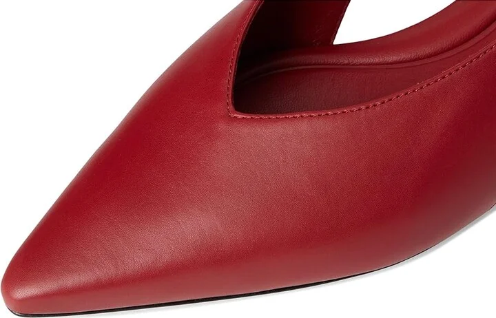 Vince Ines Women's Wedge Shoes Pomegranate Leather : 8.5 M - Image 7