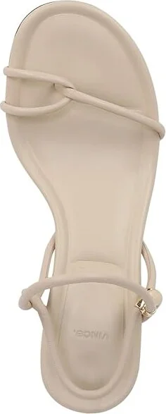 Vince Jolie Strappy Heeled Sandals Women's Sandals Birch Sand : 6.5 M, Leather - Image 2