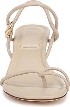 Vince Jolie Strappy Heeled Sandals Women's Sandals Birch Sand : 6.5 M, Leather - Image 4
