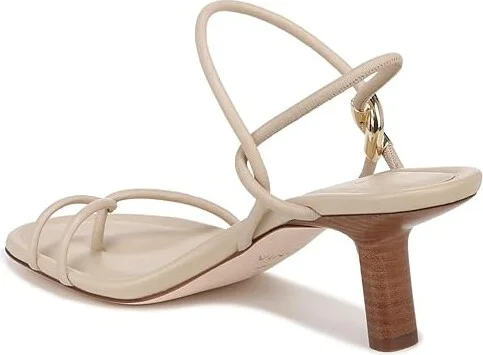 Vince Jolie Strappy Heeled Sandals Women's Sandals Birch Sand : 6.5 M, Leather - Image 6