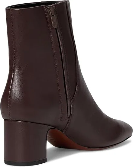 Vince Kellan Zip Short Boots Women's Boots Ganache : 6.5 M, Leather - Image 4