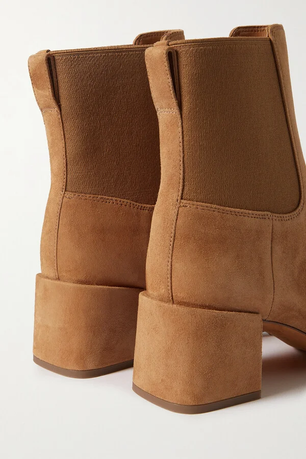 VINCE - Kimmy Suede Chelsea Boots - Brown - Image 4