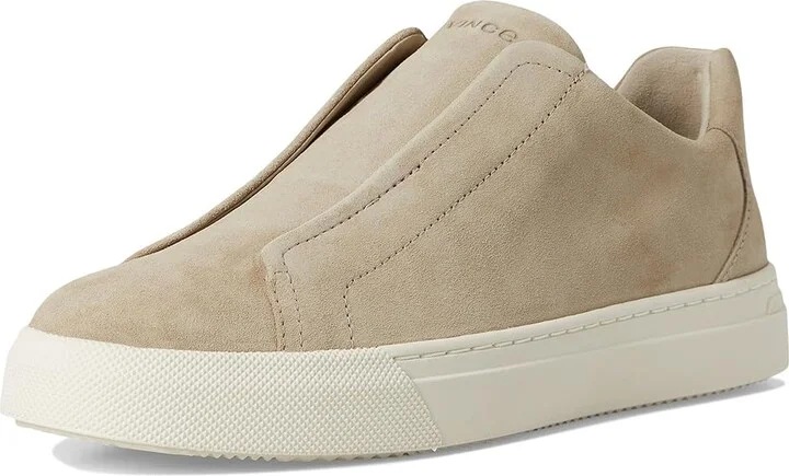 Vince Lakewood Slip-ons Men's Shoes Morning Haze Grey Suede : 7 M, Leather/Rubber/Suede - Image 5