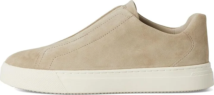 Vince Lakewood Slip-ons Men's Shoes Morning Haze Grey Suede : 7 M, Leather/Rubber/Suede - Image 6