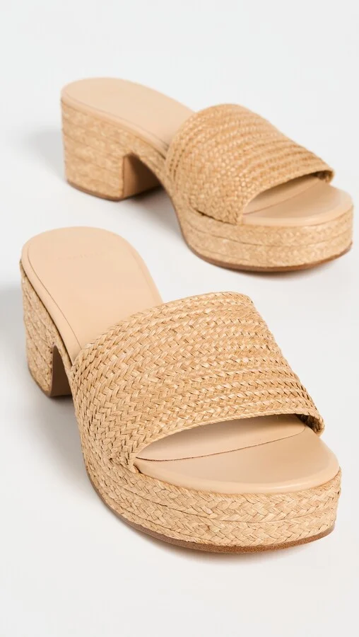 Vince Margo Raffia Sandals - Image 4