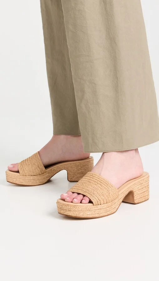 Vince Margo Raffia Sandals - Image 5