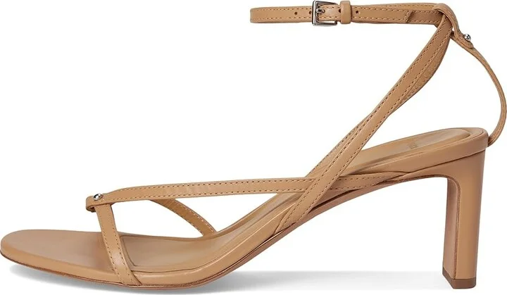 Vince Marilyn Strappy Sandals Women's Wedge Shoes Light Sable Beige Leather : 9.5 M - Image 6