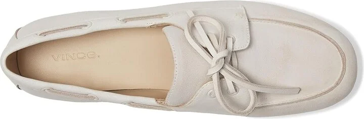 Vince Marin Women's Shoes White/Sabbia Leather : 10 M, Suede - Image 2