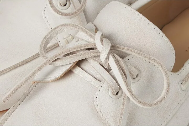 Vince Marin Women's Shoes White/Sabbia Leather : 10 M, Suede - Image 7