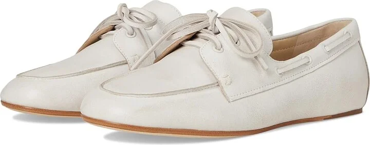 Vince Marin Women's Shoes White/Sabbia Leather : 10 M, Suede
