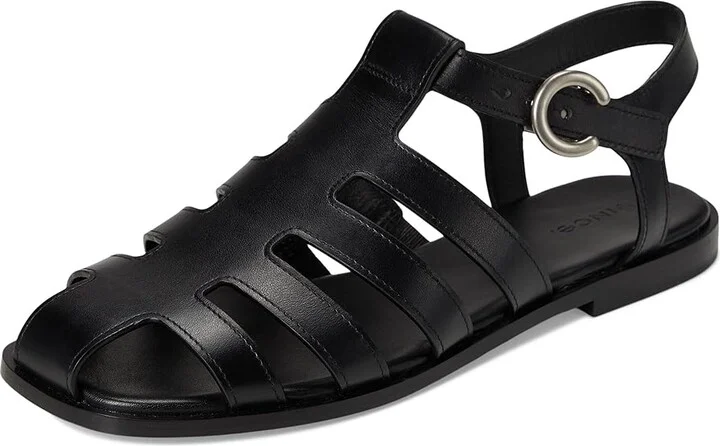 Vince Melina Women's Wedge Shoes Black Leather : 6.5 M - Image 5