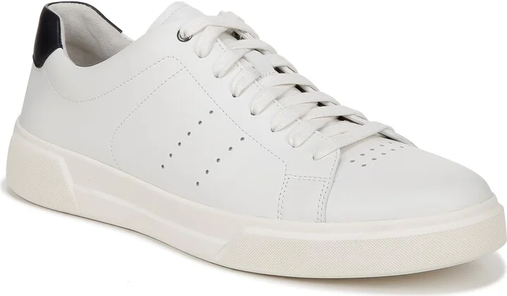 White/Blue Leather