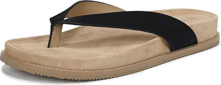 Vince Mens Dali Flip-Flop Night Blue Suede 9 M
