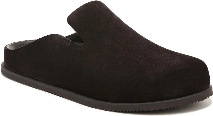 Vince Mens Decker Slip On Clog Mule Palomar Brown Suede 8.5 M