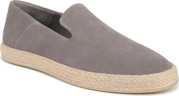 Vince Mens Emmitt Casual Slip On Loafer Smoke Grey Suede