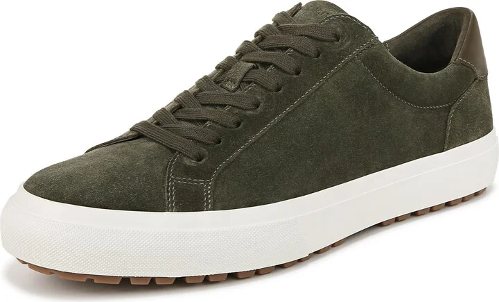 Vince Mens Flash Lace Up Casual Sneaker Olive Smoke 7 M