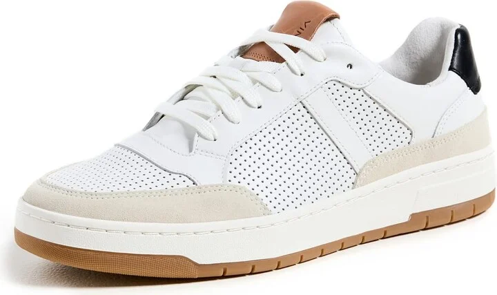 Vince Mens Mason Lace Up Casual Fashion Sneaker White 7 M