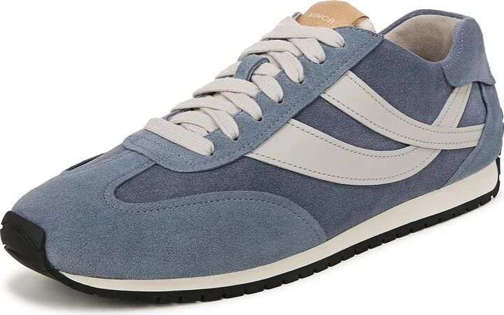Vince Mens Oasis Runner Sneaker Huntington Blue/Horchata 9.5 M