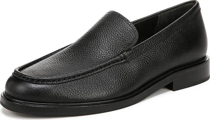 Vince Mens Rafael Dress Loafer Black Leather Leather 8.5 M