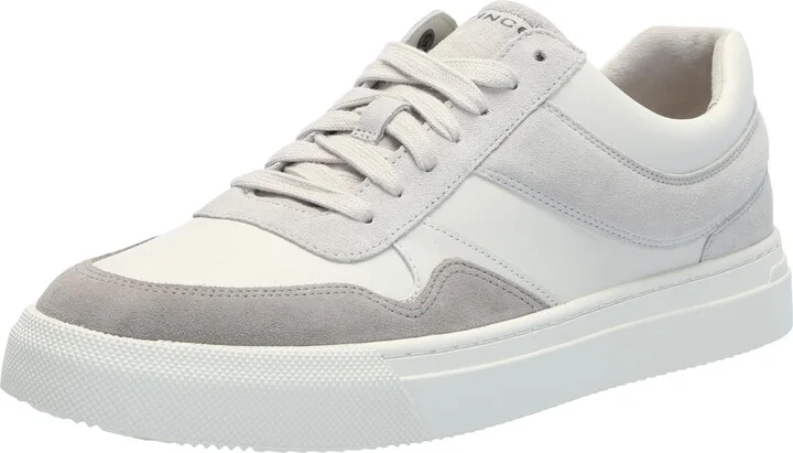 Grey/White Leather