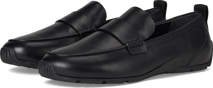 Vince Mojave Loafers Women's Shoes Black Leather : 5 M
