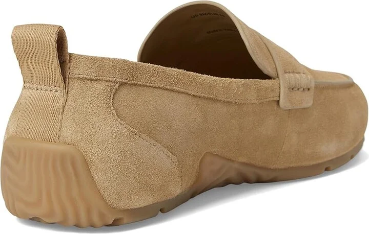 Vince Mojave Loafers Women's Shoes Sand Trail Beige Suede : 6.5 M, Leather - Image 4