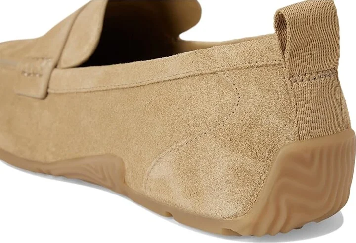Vince Mojave Loafers Women's Shoes Sand Trail Beige Suede : 6.5 M, Leather - Image 7