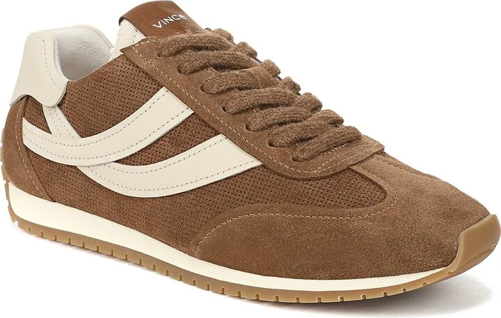 Vince Oasis Leather Lace-Up Runner
