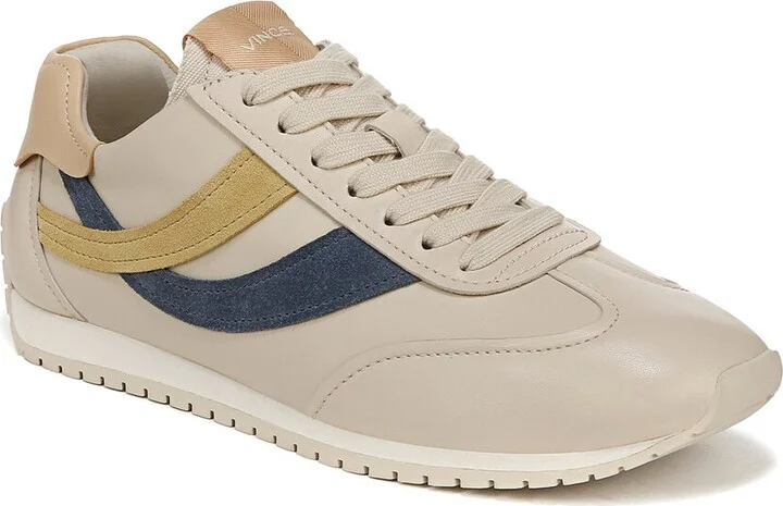 Vince Oasis Leather Lace-Up Runner