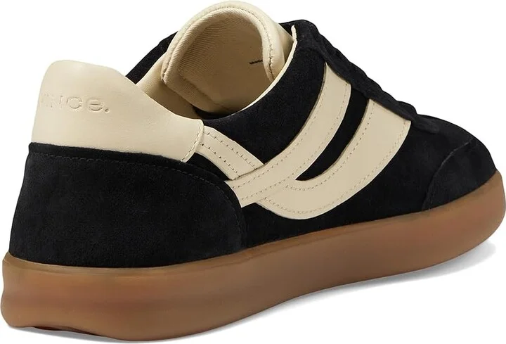 Vince Oasis-M Lace-Up Retro Sneakers Men's Shoes Black Suede : 9 M, Leather/Rubber/Suede - Image 4