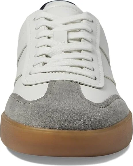 Vince Oasis-M Lace-Up Retro Sneakers Men's Shoes Chalk White Leather : 8 M, Leather/Rubber/Suede - Image 5
