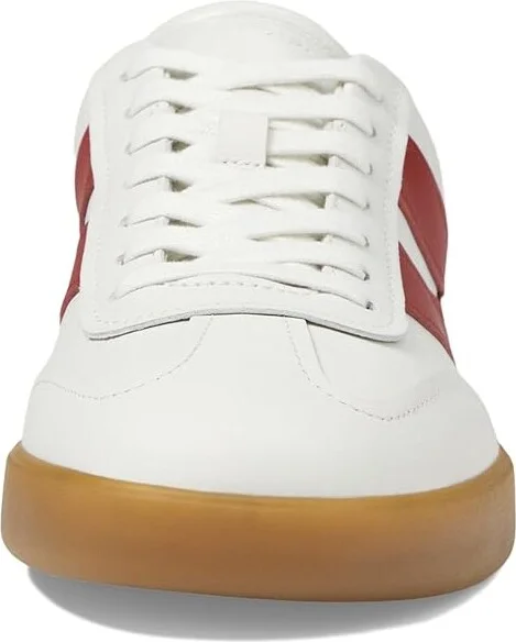 Vince Oasis-M Lace-Up Retro Sneakers Men's Shoes Chalk White/Ruby Red Leather : 8.5 M, Leather/Rubber/Suede - Image 5
