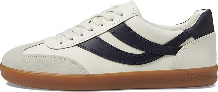 Vince Oasis-M Lace-Up Retro Sneakers Men's Shoes Foam White/Night Blue Leather : 13 M, Leather/Rubber/Suede - Image 6