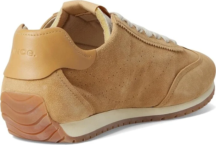 Vince Oasis Runner Ii Lace-up Shoes Women's Shoes Bright Sable Beige Suede : 8.5 M - Image 4