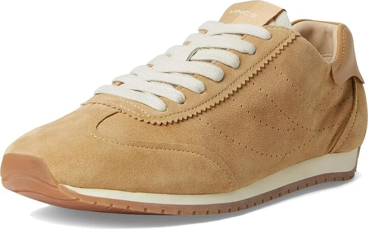 Vince Oasis Runner Ii Lace-up Shoes Women's Shoes Bright Sable Beige Suede : 8.5 M - Image 5