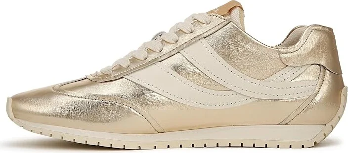 Vince Oasis Runner Lace-Up Sneakers Women's Shoes Champagne Gold Leather : 8.5 M - Image 6