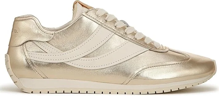 Vince Oasis Runner Lace-Up Sneakers Women's Shoes Champagne Gold Leather : 8.5 M - Image 7