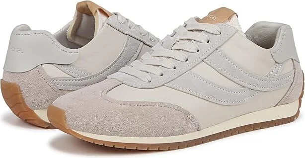 Vince Oasis Runner Lace-Up Sneakers Women's Shoes Horchata/Off White : 9.5 M, Leather